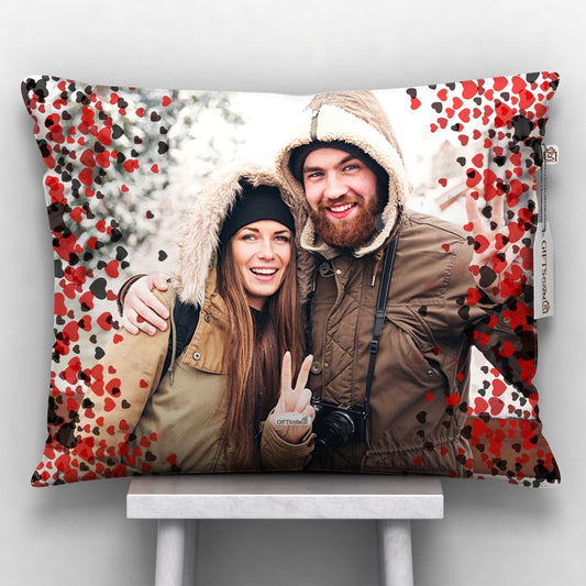 Customized Photo Satin Pillow-Personalized Cushion Cover
