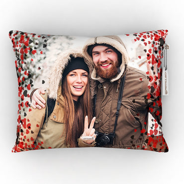 Customized Photo Satin Pillow-Personalized Cushion Cover