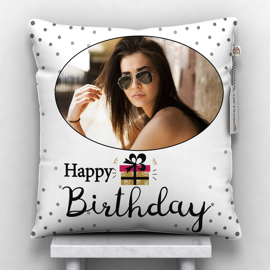 Personalized 1 Photo Satin Pillow/Cushion gifts for Birthday Gifts