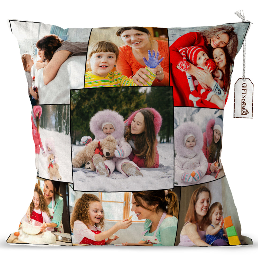 Personalized Pillow for Raksha Bandhan Gifts- (12 * 12- inch) Gifts for Brother