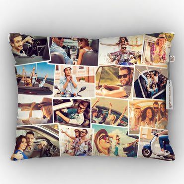Personalized Photo Satin Pillow-Customized Cushion Cover