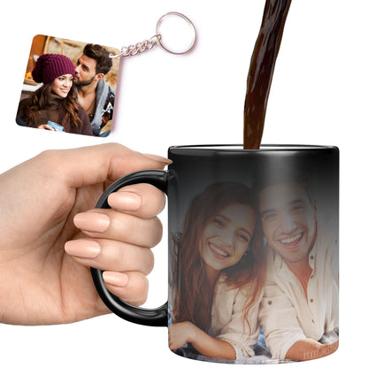 Custom Magic Mug with Picture, Photo Cup, Color Changing Mug, Photo Mug, Customized Mug, Personalized Mug, Photo Magical Mug, Coffee Mug with Photo - 325 ml