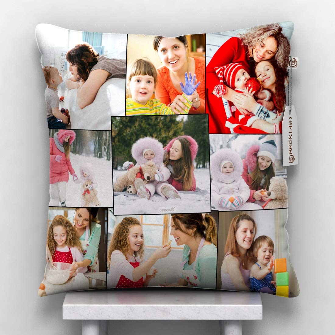 Personalized Pillow for Raksha Bandhan Gifts- (12 * 12- inch) Gifts for Brother