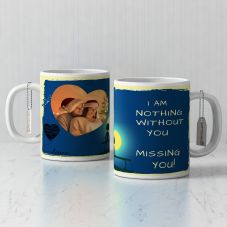 Lovely Quote Personalized Photo Print Ceramic Mug ( 3.7x3.2in, 320ml)