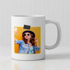 Wonderful Girl Quote with Personalized White Mug( 3.7x3.2in, 320ml)