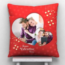 valentine's day Photo Printed Cushion With Cover - 12x12