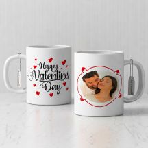 GiftsOnn Happy valentine's day quote with photo Personalized Mug