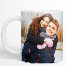 Photo Print Personalized Ceramic white Mug By GiftsOnn