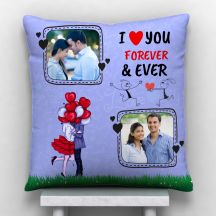 GiftsOnn 2 Photos Personalized With quote I love You - 12x12 