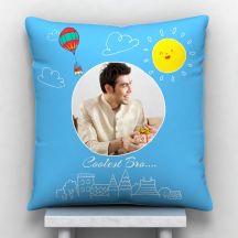 Coolest Bro…Personalized Satin Pillow 12*12 inch