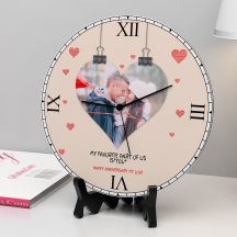  Happy Anniversary My Love Personalized Round Clock
