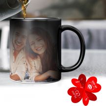 GiftsOnn Printed Black Magic Coffee Tea Mug- Gift for Birthday, Anniversary, Valentine's Day, Husband, Wife, Couple, Friends, Lover, Brother(1 Mug with Card, 330ml)