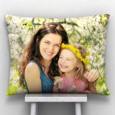GiftsOnn White Color Personalized 12x15 inch Pillow
