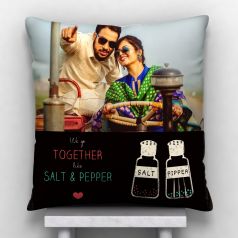 GiftsOnn We Go Together Personalized Cushion With Cover - 12x12